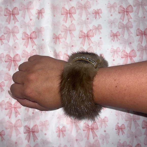 Donna Lawson Designs Mink Cuffs-Medium Color - Picture 2 of 6